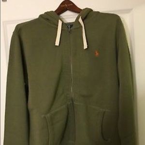Ralph Lauren green polo hoodie